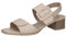 CAPRICE Damen Sandalen mit Absatz aus Leder Elegant, Cremefarben (Offwhite Nappa), 42 EU