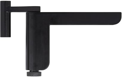 ABUS Ferme-porte 2603 pour portes intérieures légères - convient aux portes de chambres fermant à gauche et à droite - sans perçage, sans vis - Noir