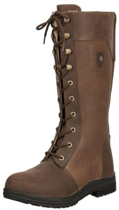 SUEDWIND FOOTWEAR Bottes d'hiver « Galway » | Bottes en cuir | Dessus en cuir robuste | Doublure | Imperméable | Bottes d'extérieur | Bottes d'extérieur | Bottes d'écurie | Équitation