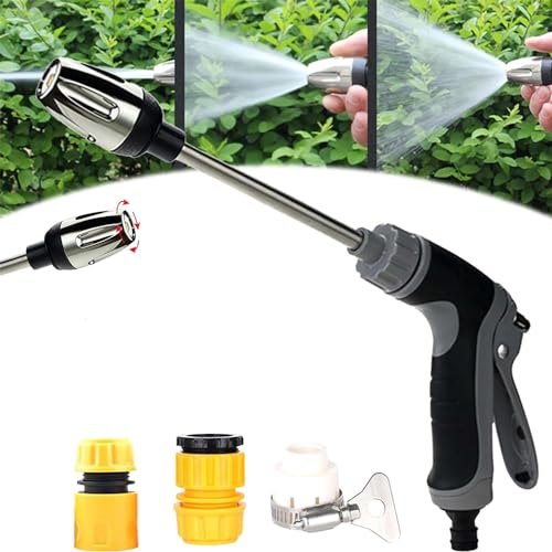 Turbowasher, idropulitrice ad alta pressione per ogni tubo da giardino, idropulitrice My Garden Friend, Turbowasher per tubo da giardino, ugello a getto ad alta pressione per lavaggio auto