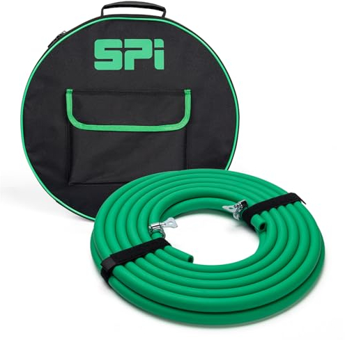 SPI 10M Drain Down Hose with Hose Bag - SPI Drain Down Hose Kit, 10-Meter Pipe with 2 Storage Straps, 2 Clamps, with Anti-Kink Technology All Supplied in/with The Bag
