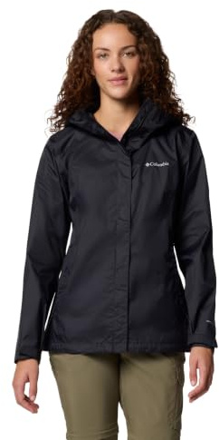 Columbia Arcadia II Chaqueta, Escudo Impermeable, Material Transpirable, Costuras Selladas, Ajuste Personalizado, Diseño Plegable - Mujer