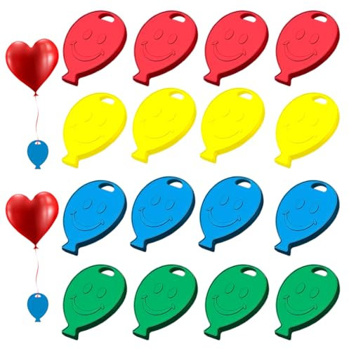 OHREN 20 Pezzi Pesi per Palloncini, Zavorra per Palloncini a Elio, Pesi per Palloncini di Compleanno, Decorazioni per Feste, Matrimoni e Eventi (Colorati)