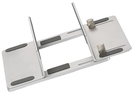 Whltzf Base de aleación de aluminio para computadora antideslizante 2024, soporte multifunción base de refrigeración, base de almacenamiento, soporte de mejora de refrigeración