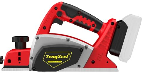 Cordless Planer for Milwaukee 18V MAX Battery, 3-1/4 Inch Power Planer with Brushless Motor, 30000CPM, 2mm Cut Depth, Wood Planer for Carpentry Home DIY Woodworking(No Battery)