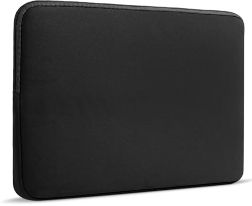Adiwo Laptopfodral, dubbel dragkedja och enkelfack, bärbart fodral med fullt skydd, kompatibelt med HP, Lenovo, Dell, ASUS, Acer Chromebook