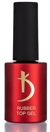Kodi Professional Top Coat Semipermanente para uñas - 15ml - Capa Superior Esmaltes Semipermanentes - Brilliante - Rubber Top Coat Gel UV LED
