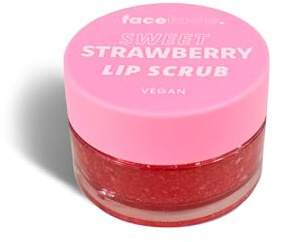 Face Facts Candied Sweet Strawberry Lip Scrub| Soften + Smooth Dry Lips| 10g