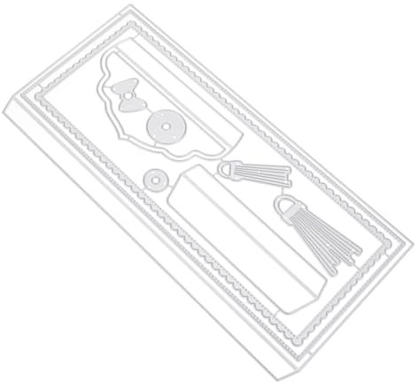 EXCEART 2 STK Grußkarten Umschlag Messer Form Stanzformen Für Die Kartenherstellung Müll Leer Stirbt Prägung Schnitte Sterben Werkzeug Porto Planke Silver Stahl Mit Hohem Kohlenstoffgehalt