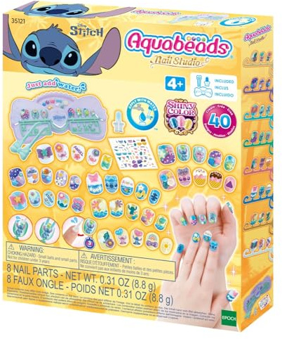 Aquabeads - 35121 Stitch Nail Designer Kit - Arts & Crafts Bead Activity Toy