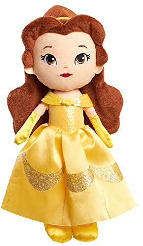 Just Play Disney Prinzessin So Sweet Plüsch Belle in gelbem Kleid, 30,5 cm Plüschtier, Die Schöne und das Biest