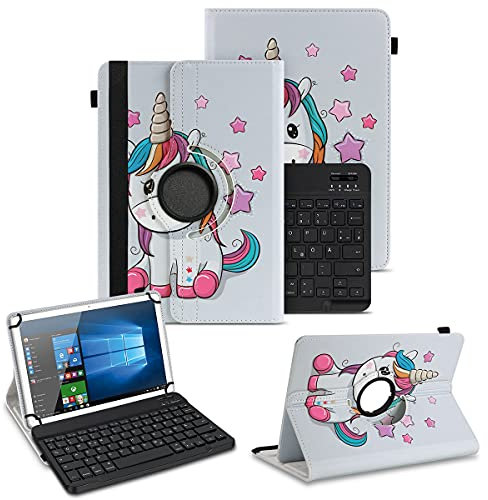 NAUC Praktische Tablet-Hülle mit Bluetooth-Tastatur kompatibel mit Amazon Fire Max 11 Schutzhülle Die perfekte Kombination von Schutz und Funktionalität, Farben:Motiv 13