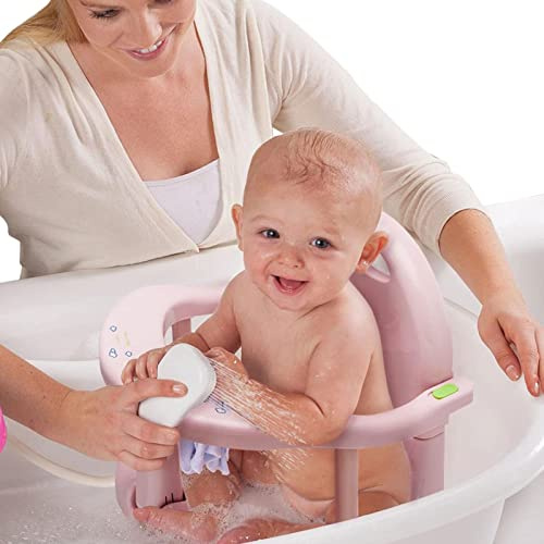 Seggiolino per vasca da bagno per neonati, pieghevole, antiscivolo, per vasca da bagno, con ventose potenti, per bambini, per bambini, per 6-18 Lingjiong
