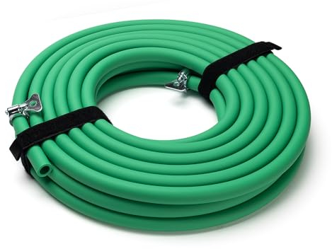 SPI Drain Down Hose Kit, 15-Meter Pipe with 2 Hook and Loop Storage Straps, 2 Hose Clamps, with Anti-Kink Technology for Swift Drainage of Central Heating Systems, Ideal for Radiator Repair