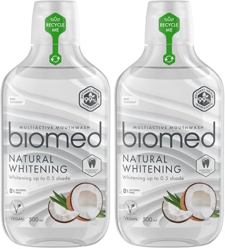Biomed SUPERWHITE enjuague 500ml (Paquete de 2)