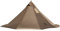 OneTigris Smokey Hut Ultraleicht Zelt 2 Personen 4 Jahreszeiten, Tipi Zelt Outdoor wasserdicht 2000 mm, warm Zelt mit Schornsteinloch und Schneerock für Camping, Wandern, Backpacking (Kojote Braun)