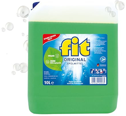 fit Hand-Spülmittel 10 l, Original, hautverträglich, vegan