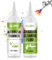 Allony Airbrush Verdünner, 100ml Airbrush Cleaner+100ml Airbrush Thinner, Airbrush Reiniger, Acrylfarben Verdünner, Fließverbesserer & Airbrush Zubehör für Kunst und Hobby