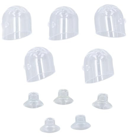 Zerodis Uso práctico: Vivario, Diseño de Copa de Succión, Copa de Planta Acuática Altamente Clara 10pcs para el Acuario Dcor, Cultivo de Titulares de Peces,