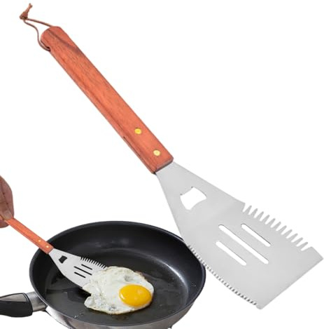 Grillspalett av metall | Grillverktyg för camping, non-stick grillspade för restaurang, utomhus, trädgård, terrass, grillning och camping