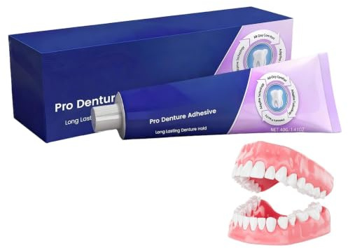 Adesivo Per Protesi Comfort Seal Pro, Gel Adesivo Per Protesi Termoplastico Da 40 G, Colla Per Fissaggio Dentale A Lunga Durata E Ad Adesione Forte Per Denti Finti