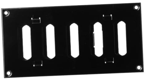 Schiebegitter aus Stahlblech - Weiß Lüftungsgitter Abluftgitter (200x100mm, Schwarz)