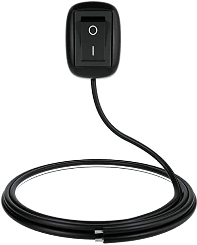 12V 6A Schwarz Autos DIY Paste Typ Knopfschalter Wassertropfenform Knopf EIN/Aus Schalter für Nebelscheinwerfer LED Lichtleiste (2 Meter)