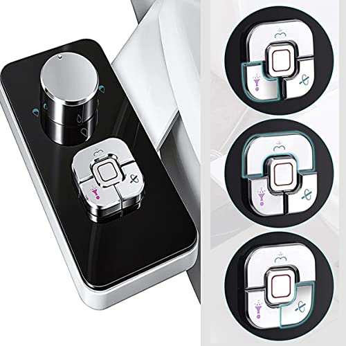 Bidet Aufsatz, Bidet Aufsatz Kit Bidet Einsatz Aufsatz für Toilette Nicht Elektrisch Bidet Toilettenaufsatz mit selbstreinigende Doppel Düse Bidet Front und Heckreinigung Drei Reinigungsmodi