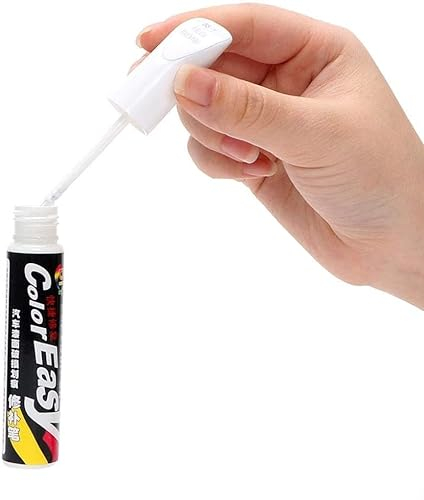 Penna per Ritocco Auto,Penna Ritocco Carrozzeria,Penna Ritocco Vernice Auto, Rimuovi Graffi Auto,Pennarello Copri Graffi Auto,Vernice per Ritocco di Auto,Penna per Riparazione Graffi Auto, Bianca