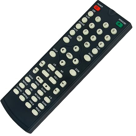 VINABTY Remplacement de la télécommande Compatible avec Majority DVD CD Player HDMI SCH-DVD-BLK