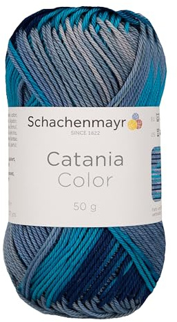 Schachenmayr Strickwolle Catania Color 50g aus Baumwolle Handarbeit Strickgarn Farbe 00241