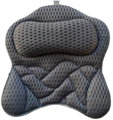 Oreillers De Bain - Oreiller De La Baignoire avec Aspiration, Oreillers De Douche 4D Respirants | Oreiller Baignoire Rembourrée, Oreillers De Baignoire Adaptés À La Peau pour Le Coude Et Le Support