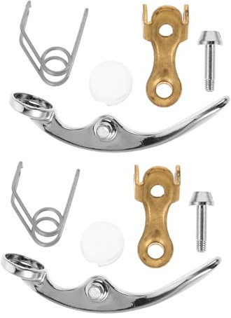 Beaupretty 10pcs Trumpet Valve Replacement Kit Accessory Assembly for Wind Instruments Compatible with Various Brands Water Key Screws and Pads for Enhanced Sound Quality and Easy Installatio