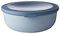 Mepal - Multi Bowl Cirqula Round - Vorratsdose mit Deckel - Geeignet als Luftdichte Aufbewahrungsbox für den Kühlschrank, Mikrowellengeschirr & als Frischhaltedosen - 1250 ml - Nordic Blue