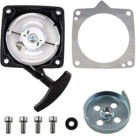 MCHNIC Seilzugstarter Starter Mitnehmer für 43ccm - 52ccm Motorsense Freischneider Heckenshere Multitool Plantiflex, Nemaxx, Berlan, Arebos, Zippeer und mehr