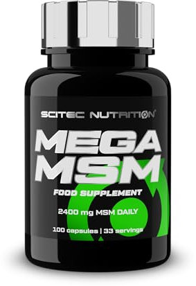 Scitec Nutrition Mega MSM | Integratore alimentare contenente metilsulfonilmetano in capsule | 2400 mg di MSM al giorno, 100 capsule