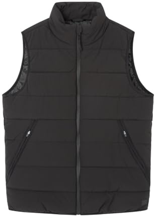 Springfield Chaleco para Hombre, Negro Estandar, L