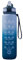 1 Litre Water Bottle, Pop Up Straw Leakproof Lock Cover BPA Free Tracker Motivational Time Marker Sports Drink Bottle For Fitness, School, Gym, Sports (Navy)