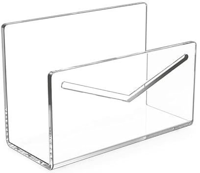 Nvanvmm Mailablage Mail-Organizer Acryl-Postsortierset Zur Aufbewahrung Von Post auf Dem Schreibtisch Briefumschlag-Halter Brief-Organizer-Set für Büro und Schule