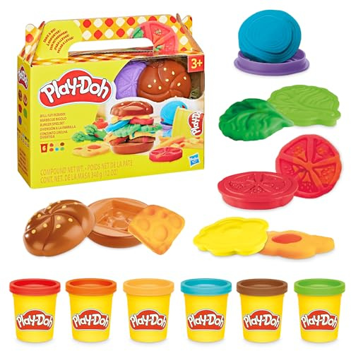 Play-Doh Barbecue Rigolo, Coffret de pâte à Modeler, Dès 3 Ans