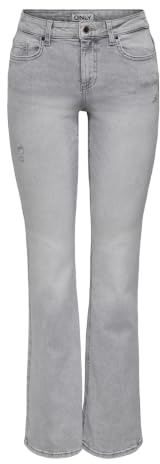 ONLY Onlblush Mid Waist Flared DNM Rea1099 - Onlblush Mid Waist Flared DNM Rea1099 - Smart Casual - Femme