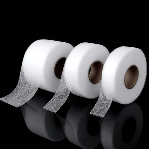 AiQInu Bande Thermocollante Vetement 150m, 25/30/55mm Ourlet Thermocollant Pantalon, Ourlet Facile Sans Couture pour Assembler des Tissus, Pantalons, Rideaux,Vêtements