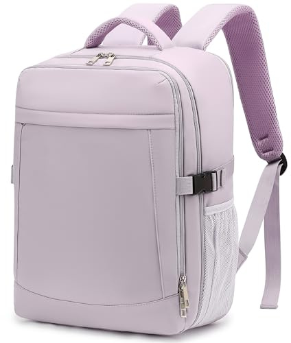Sac a Dos Voyage Cabine Avion 40x30x20 pour Ryanair Bagages Cabine 40x30x20 avec Pochette Antivol Sac de Voyage Femme Homme Sac Cabine Avion RéSistant à L'Eau 24 L Sac à Dos Bag Main Valise
