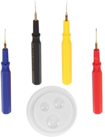 LIGIGWASH Professionelles Uhrenöler Set mit Ölbecher und Ölstift Multifunktionales Reparaturwerkzeug für Uhrmacher Präzises Uhrenöl Pen Nadel Set zur Wartung von Armbanduhren Uhren und