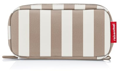 reisenthel multicase summerstripes Coffee - farbenfrohes und modernes Design, Multi-Use-Etui ideal für Kosmetik, Schul- oder Arbeitsutensilien