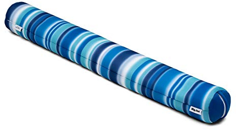 Big Joe Noodle No Inflation Needed Pool Float, Blurred Blue Double Sided Mesh, Quick Draining Fabric, Jumbo 4 feet
