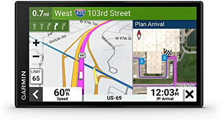 Garmin dezl OTR610, Large, Easy-to-Read 6 GPS Truck Navigator, Custom Truck Routing, High-Resolution Birdseye Satellite Imagery
