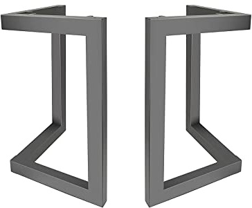 Fimghsoo Gambe per mobili Gamba per Tavolo In Acciaio Gambe a Forcina Include Viti e Piedini Protezione Gratuiti