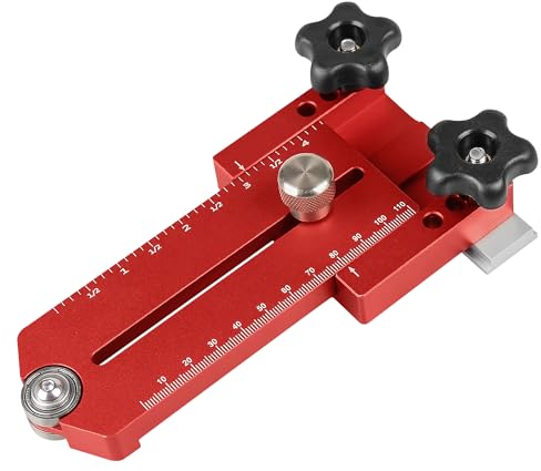 Guide de gabarit de scie à table long et fin pour répéter les coupes de bande étroite, fonctionne avec les scies de table, les routeurs, les scies à ruban – Version étendue