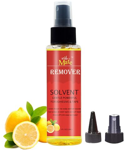 Tape Hair Extension Remover - Lace Glue Remover Spray - Wig Glue remover Solvent for Front Lace wig, Hairpiece & Toupee - Fast Clear Hair glue, Wig Tape & Gentle on Skin No Greasy